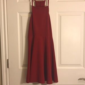Red homecoming dress
